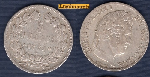 Francs 1831 lyon - 5,