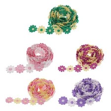 Bobine de dentelle brodée en