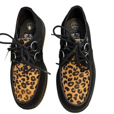 T.U.K. Black Leopard Print