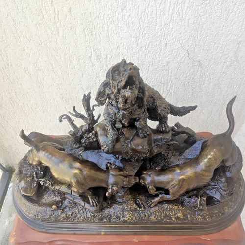 Bronze ancien signé jules - ancien,