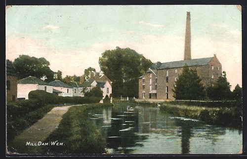 Wem mill dam carte - wem,, dam,