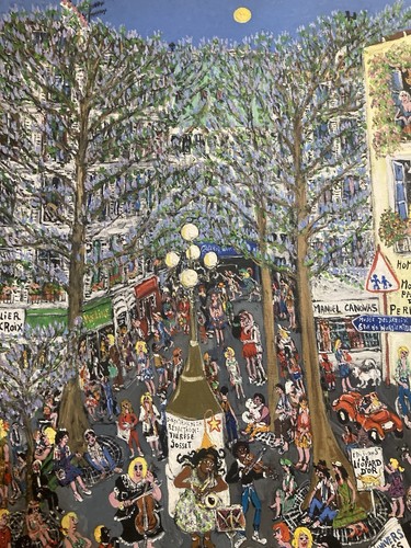 Peinture huile sur toile paris - peinture,