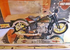 Harley Davidson Knucklehead 1936 EL Maisto 1/18e MOTO Miniature NEUVE en BOITE