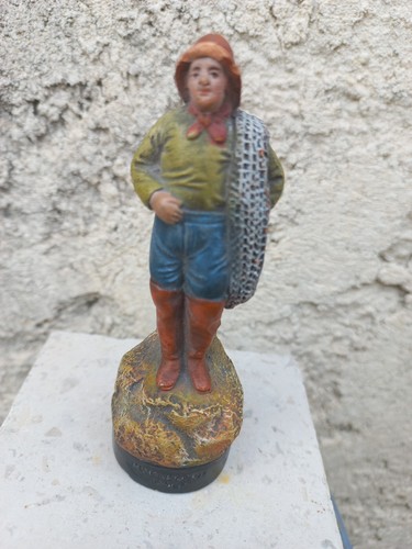 Ancienne figurine pêcheur - de,