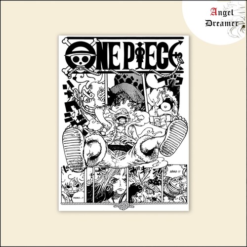 Poster toile one piece - en,
