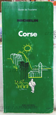 GUIDE TOURISTIQUE MICHELIN, LA CORSE, 1980
