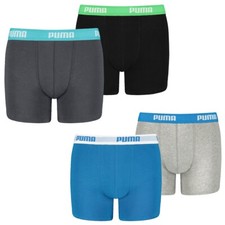 2 Lot De Puma Boxer Garçon Enfants sous-Vêtements