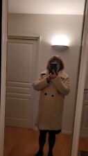 Manteau Caroll beige en laine taille M