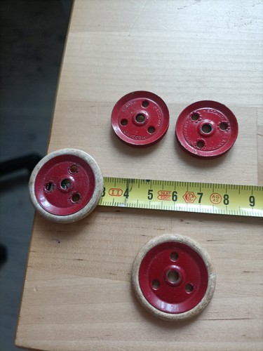 Meccano pièce poulies - pièce, 4