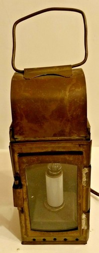 Vintage european tin light - vintage,