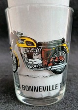 1 Verre à  moutarde Moto Triumph Bonneville T 120 SHELL AMORA