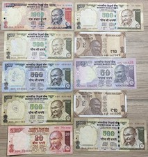 10 billets Anciens Banque