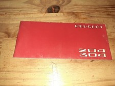 CARNET D' ENTRETIEN PEUGEOT