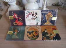 6 dessous de verre style