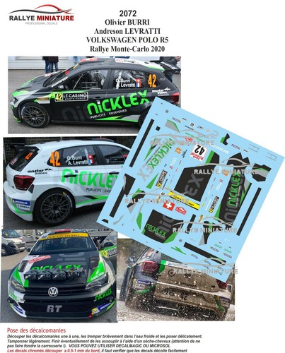 Decals ref 2072 vw - ref,
