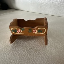 Mobilier Meuble Pour Maison De Poupée - Berceau Lit Bébé