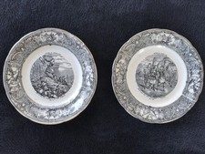 2 assiettes parlantes 19 ème