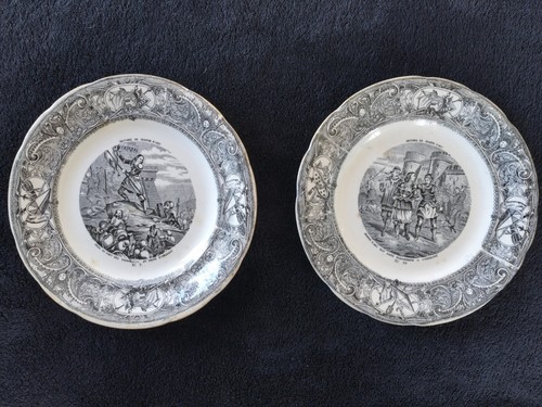 Assiettes parlantes ème - assiettes, 19