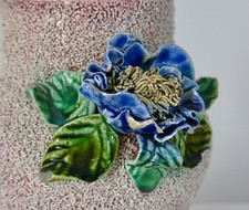 VASE en BARBOTINE, ancien vase