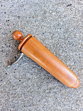 ANCIEN SPECULUM EN BUIS ET