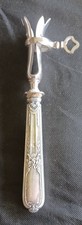  MANCHE A GIGOT  METAL ARGENTE