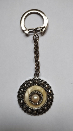 Porte clés bijou perle - porte-clés,