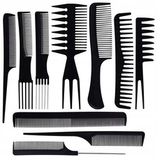 Lot De 10 Peignes À Cheveux