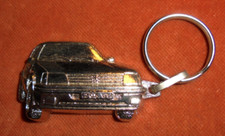 Porte-clés métal PEUGEOT 205 GTI RELIEF Station TOTAL HUGONY GILBERT BADAROUX