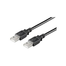 [93594] Goobay Câble USB 2.0 Hi-Speed Type A Mâle - Mâle 3 m Noir