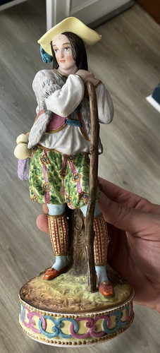 Ancienne sculpture porcelaine - sculpture,