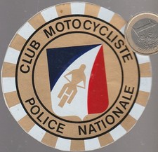 Autocollant. Moto. CLUB