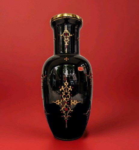Vase opaline murano lli fer - murano, f.lli