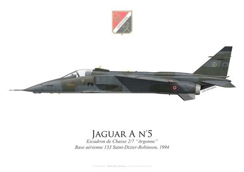 Print sepecat jaguar 2 7 - jaguar, 2/7