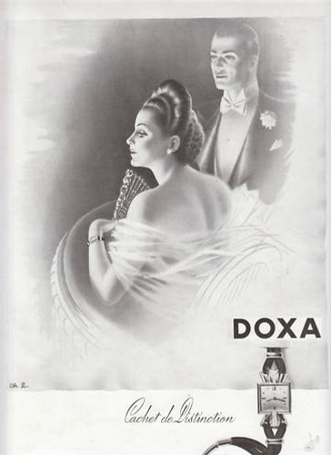Publicité ancienne montre