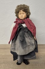 Poupée d'artiste poupée en porcelaine 39 cm vintage collector rare