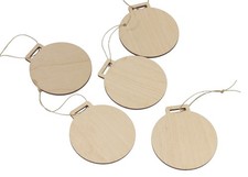 Médaille bois 8cm – disque en contreplaqué bouleau brut