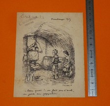 DESSIN CARTE POULBOT GUERRE