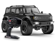 Traxxas TRX-4M Ford Bronco 1:18 RTR 4WD Mini RC Crawler noir brossé avec batt...