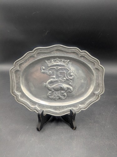 Plat ancien étain - en,