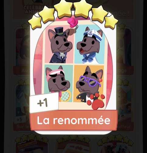 Monopoly renommée carte - la,