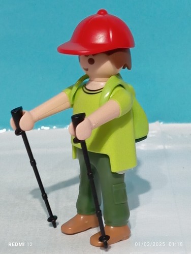 Playmobil figurine randonneur - figurine,