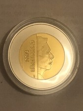 RARE Luxembourg 2014. 5€  5 Euros Reinette Argent Et Or Nordique 3.000 Exp