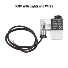 Électrovanne silencieuse 380 V pour compresseurs de pompe à air petits et lég