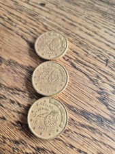 très rare 3 pieces 50 centimes euros Espagne Cervantes année 1999, 2000, 2001
