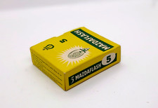 MAZDAFLASH - Boîte  5 ampoules  FLASH neuves - Complète - 8x7x2 cm