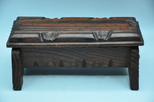 Ancien coffre coffret - , à