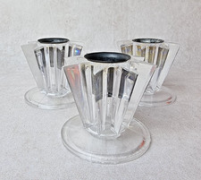 Lot de 3 Bougeoir en Plexiglas