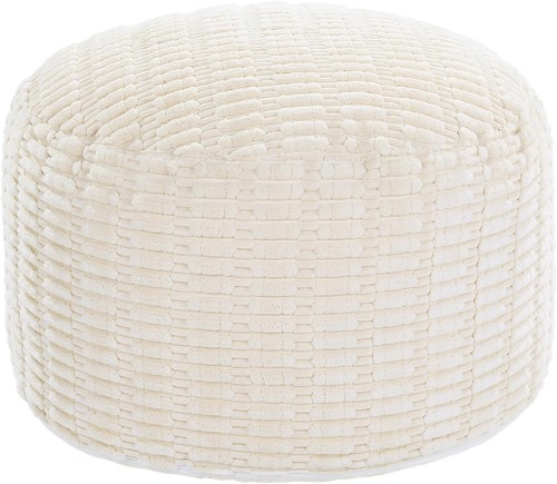 Unstuffed ottoman pouf - ottoman,