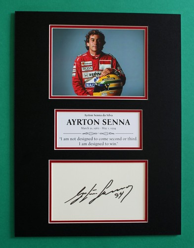 Ayrton senna autographe - ayrton,