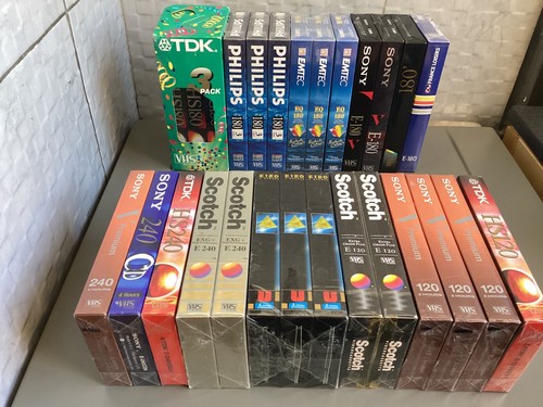 Cassettes vidéo vhs - 27,
